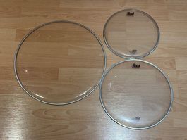 Pack 12  10-12-16 Tom Head Pack clear Remo drums - Full Kit