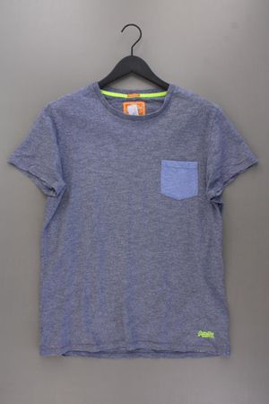 Superdry T-Shirt Gr. XL Kurzarm blau