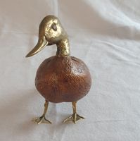 Antike Ente Skulptur von Elli Malevolti – Vintage Italien
