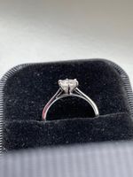 VERLOBUNGSRING - SOLITAIR - GR. 53 - DIAMANT 0.80 CT