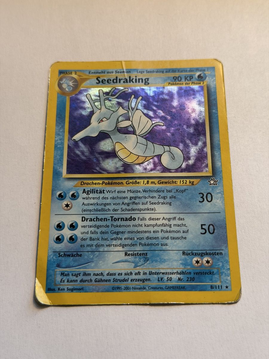 Pokémon Carte collezionabili: Pokemon Seedraking 008/111 DE – Usato da Uster venduto da l_cards 1