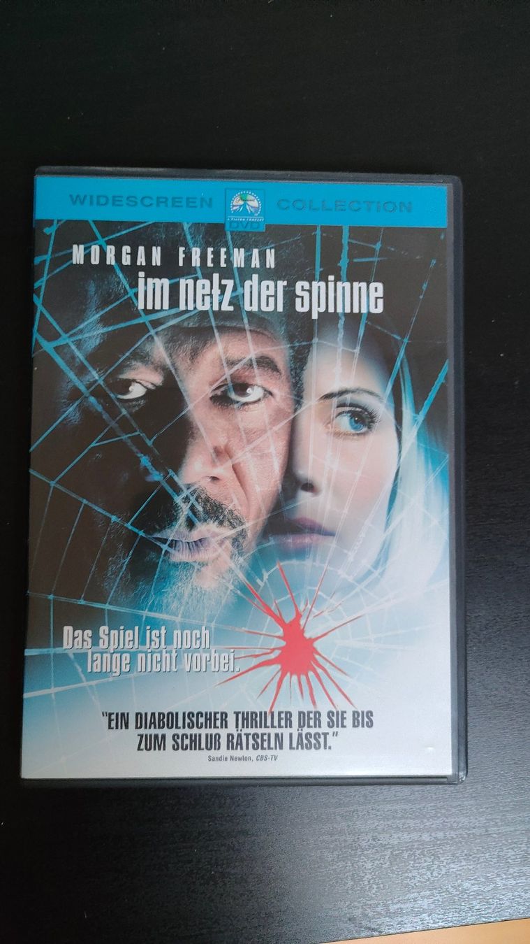 Tutti i DVDs: DVD Im Netz der Spinne mit Morgan Freeman – Usato da Heerbrugg venduto da sve_p826
