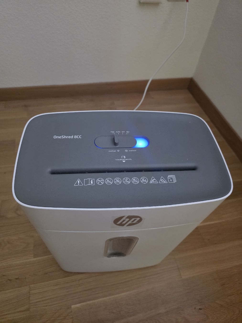 Aktenvernichter: Aktenvernichter HP OneShred 8CC – Gebraucht aus Schaffhausen von dan_h6hm 1