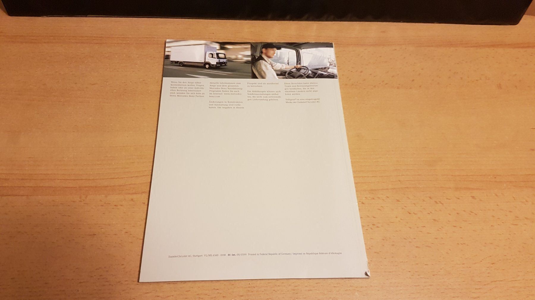 Mercedes-Benz Documenti: Mercedes Benz Atego Prospekt/Katalog – Usato da Boswil venduto da MAF_952 4