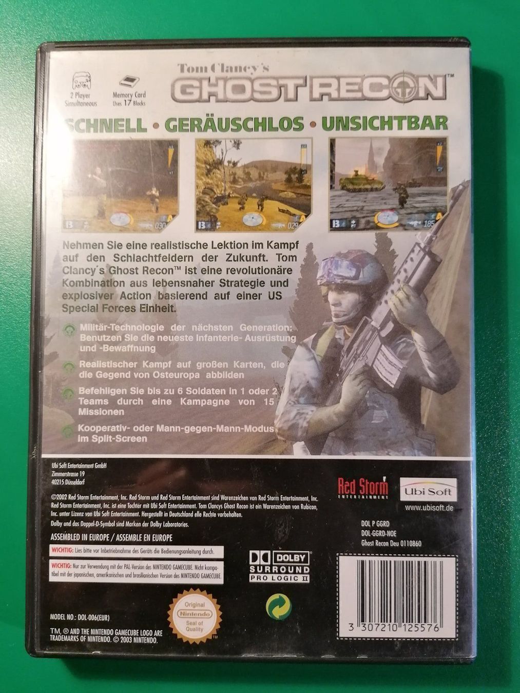 Giochi: Tom Clancy's Ghost Recon - Nintendo GameCube – Usato da Grindelwald venduto da lego9 1
