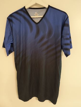 ODLO Running Shirt Herren Gr. M Funktionsshirt blau Top
