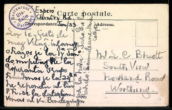 Cartoline postali: AK Uetliberg, Nebelmeer – Usato da Berlin venduto da bartko-reher 1