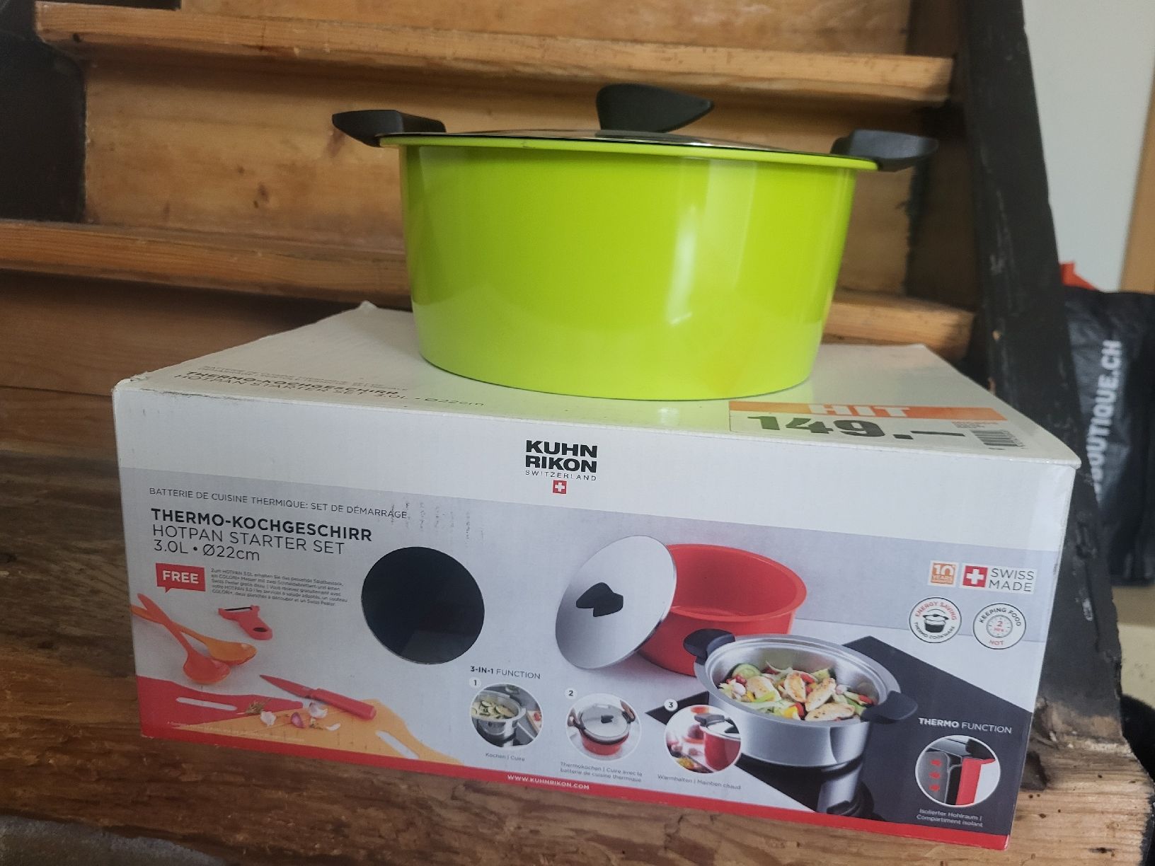 Elettrodomestici da cucina: Kuhn Rikon Hotpan Set – Nuovo e nell'imballaggio originale da Zweisimmen venduto da Adorable