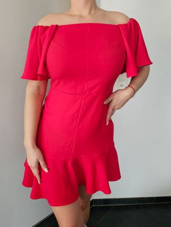 Partykleid,Abendkleid mit Volant - Gr.40