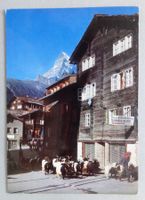 Zermatt, Matterhorn, Kirchplatz mit Geissen