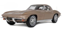 CHEVROLET - CORVETTE C2 COUPE 1963 - BROWN MET 1/12 NEU