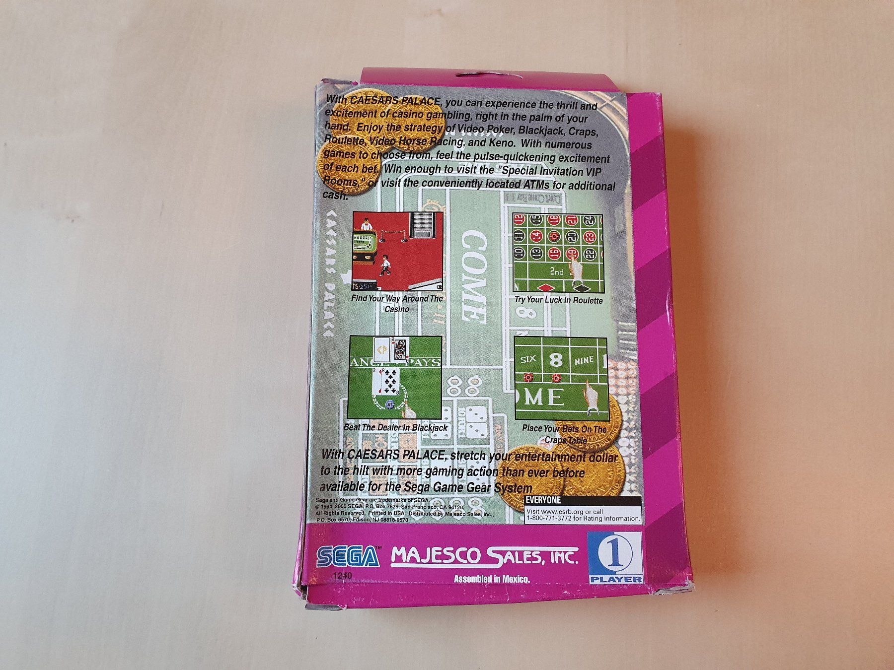 Sega Giochi: Caesars Palace – Usato da Stansstad venduto da collectorsshop 1