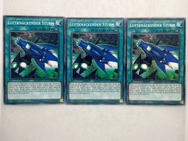 Yu-Gi-Oh! Luftknackender Sturm - 3 Karten, Top Zustand!
