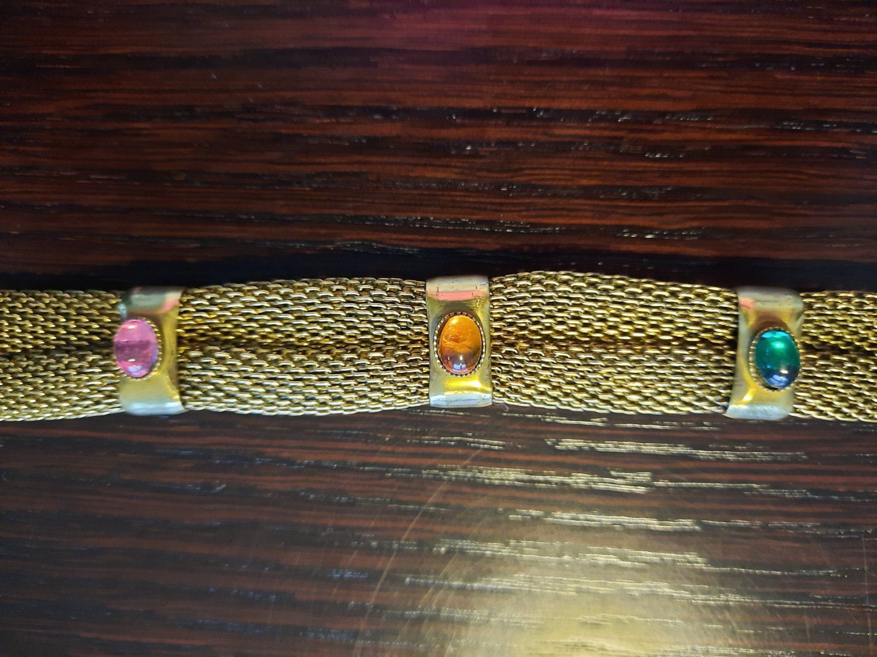Catenine: Collier 30cm Modeschmuck mit 3 Steinen – Usato da Herrliberg venduto da AlexandraBopp 1