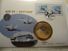Medaillenbrief 2014, 100 J. Luftwaffe CH, Air'14 Payerne