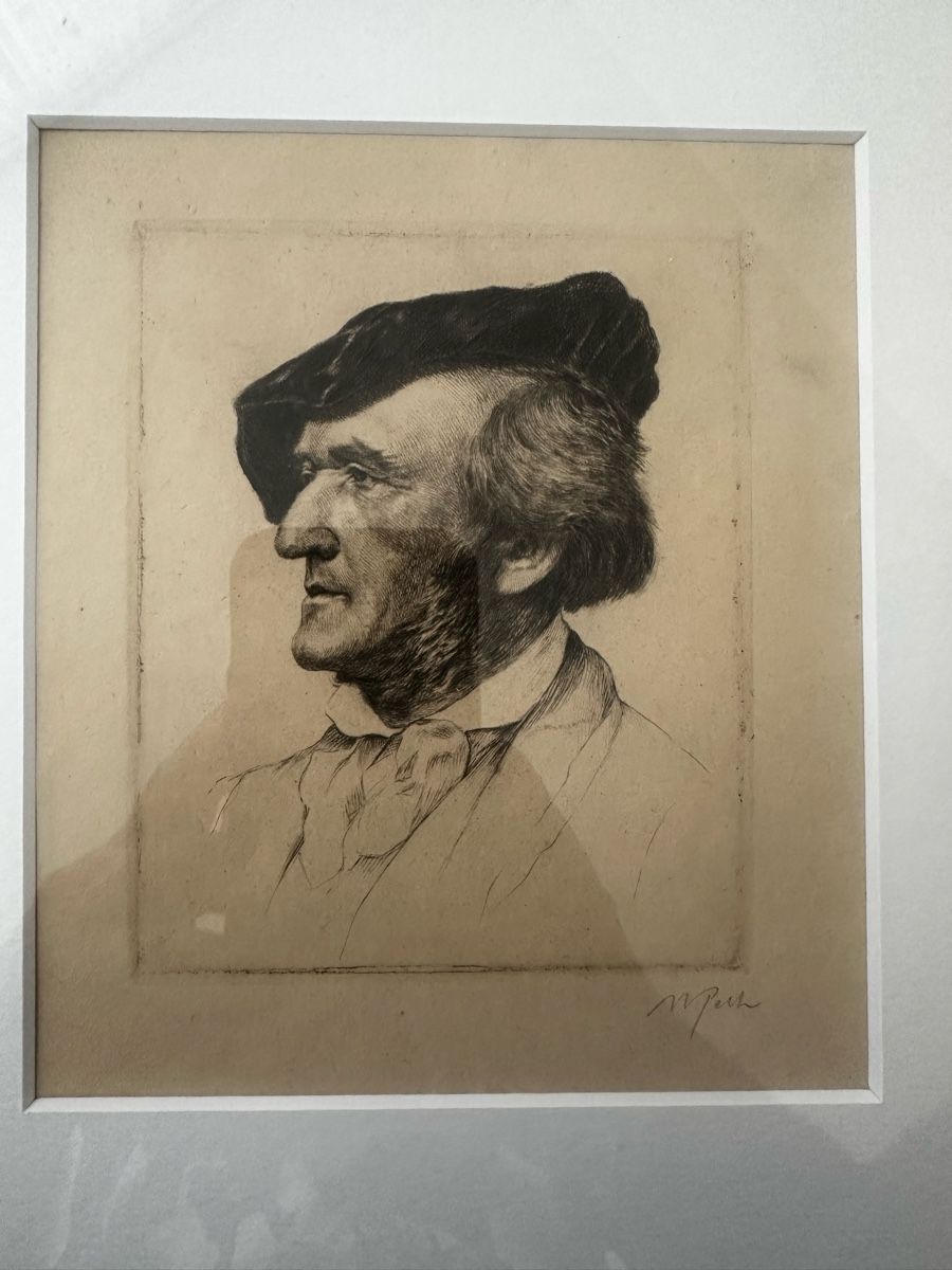 Grafica & Litografie: Richard Wagner Original Radierung Waldemar Pech – Usato da Bettwiesen venduto da bos_6pkg 9