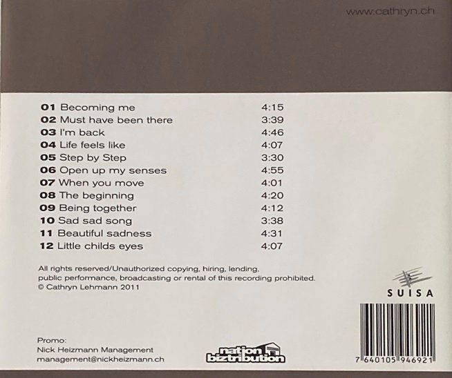 CDs: Cathryn - Becoming me – D'occasion à Grüningen par azulgris 1
