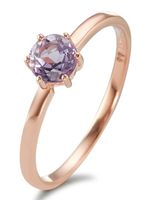 Fingerring 750/18 K Rotgold Amethyst violett (Gr. 50)