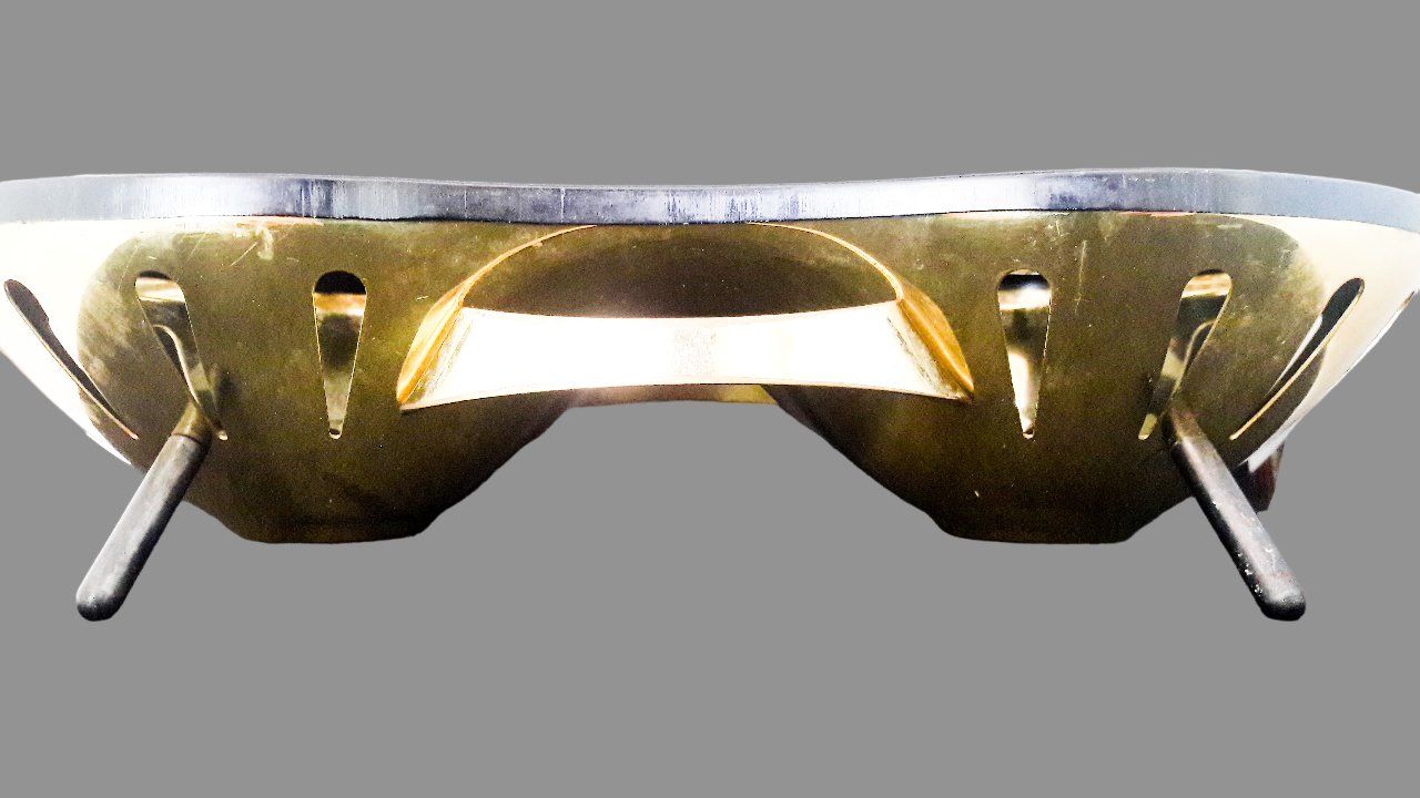 Sottobicchieri: Réchaud Stövchen Messing laiton 50s' 60s – Usato da Tavannes venduto da Brocashop 6