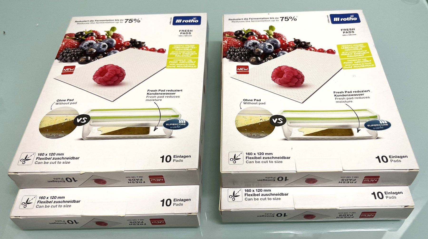 Rotho Contenitori & Simili: 4 x 10er Set Pads FRESH - Rotho – Usato da Oftringen venduto da Vucki 1