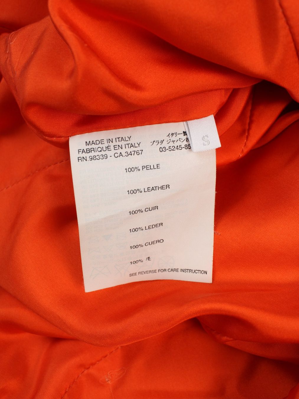 Prada Giacche: Prada Leather Blazer – Usato da St. Gallen venduto da look-twice 7