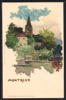 Künstler Fritz Voellmy: Montreux, Ortsa