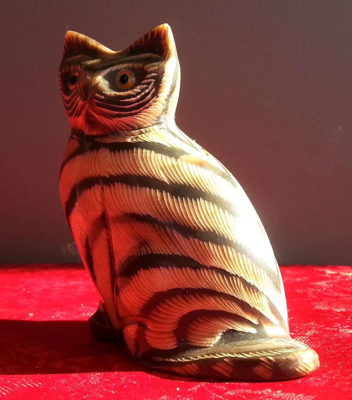 Statuette: Deko: Katze, Knochen handgeschnitzt, H=8.4cm – Usato da Oberriet SG venduto da ganesh435 5