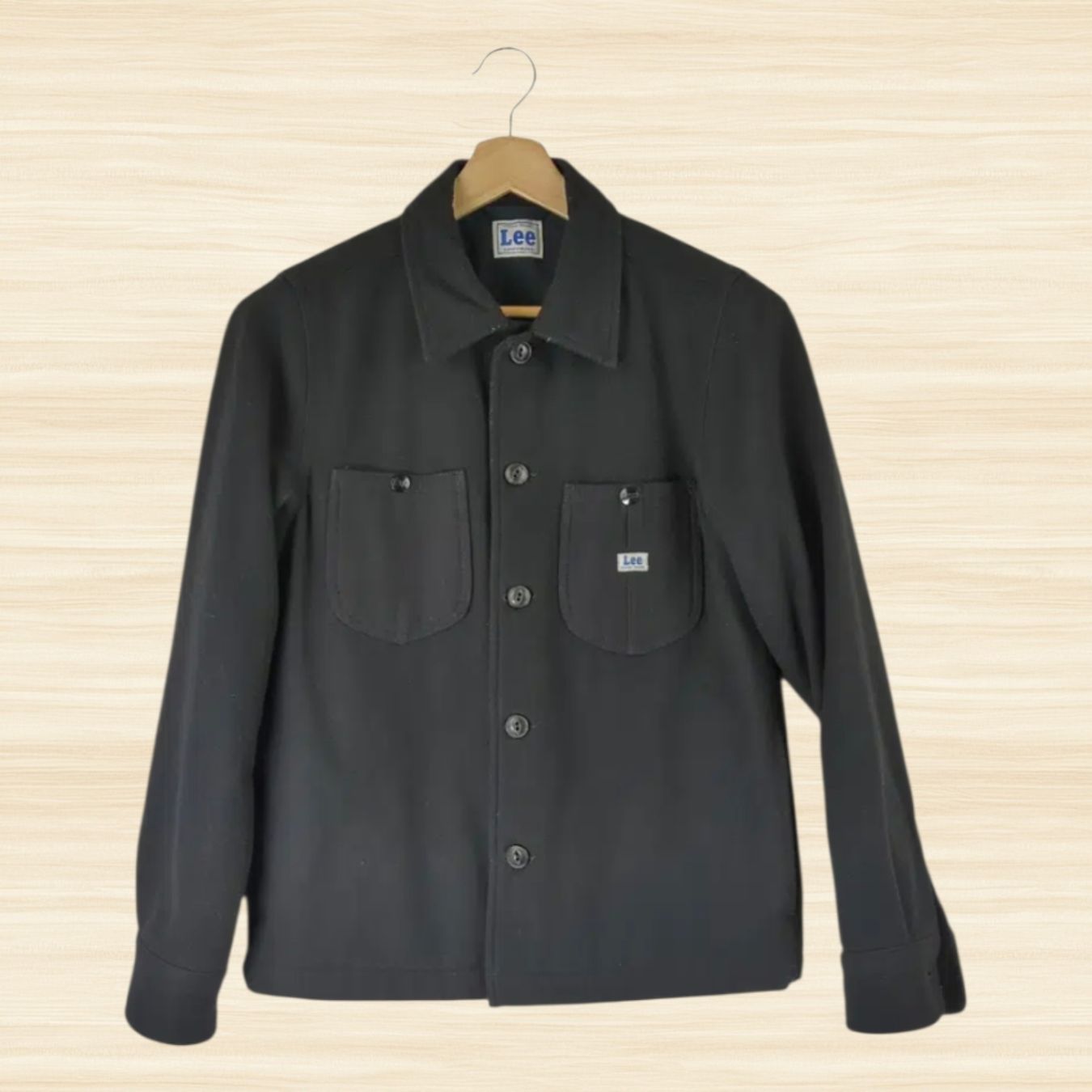Lee Camicie: travail/chemise Lee noire style worker - Taille S – Usato da Le Locle venduto da sAm_2112
