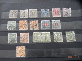 Dänemark Verrechnungsmarken ab 1907