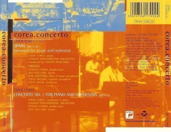 CD: Chick Corea, Bob Sheppard, Steve Wilson, Jeff Ballard, – Usato da Unterbäch venduto da fiqsa 1