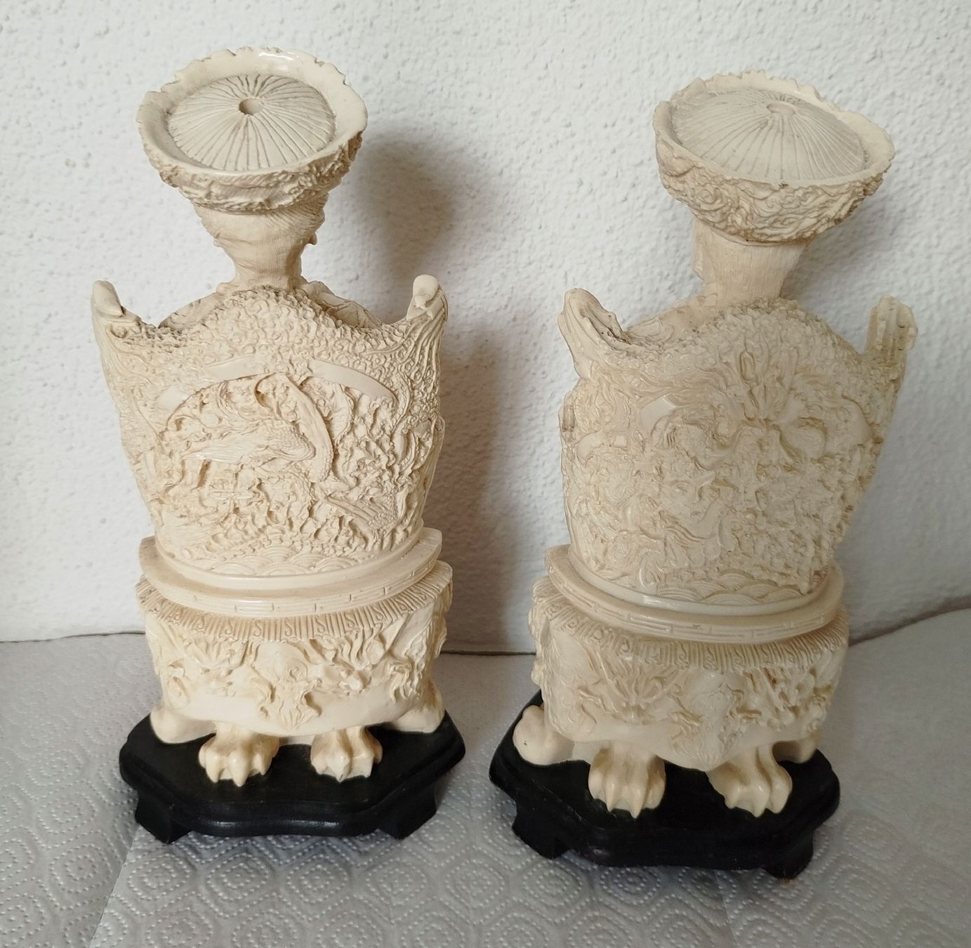 Statuette: Kaiserpaar sitzend auf Drachentrohn – Usato da Dagmersellen venduto da Mark.1234 2