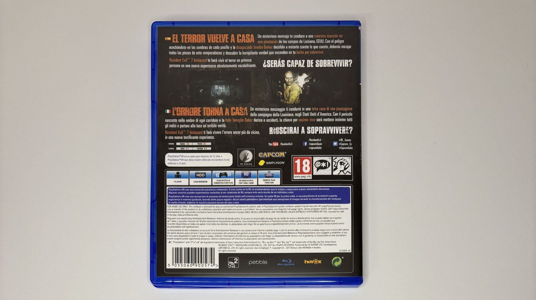 Spiele: PS4 - Resident Evil 7 Biohazard ( IT / ES ) – Gebraucht aus Allschwil von Bullach 2