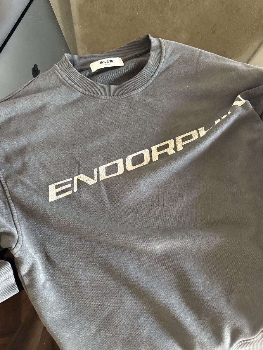MSGM Maglioni & Felpe: MSGM Sweatshirt Endorphin grau Baumwolle Grösse M – Usato da Zürich venduto da Ralph12345 3