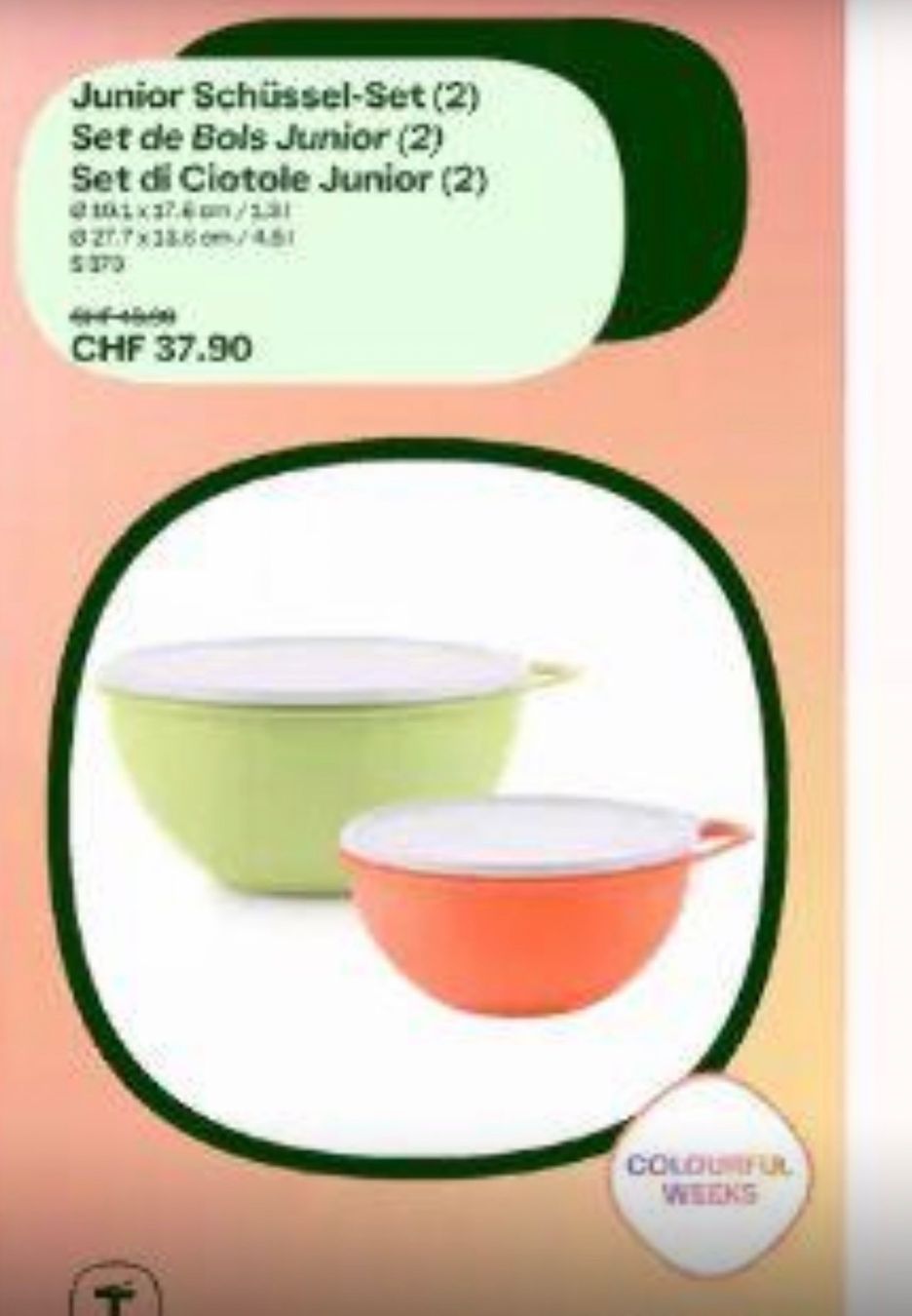 Ciotole: Ciotole Tupperware con coperchio, Nuove – Nuovo (secondo la descrizione) da Novazzano venduto da jen_hx8j 2