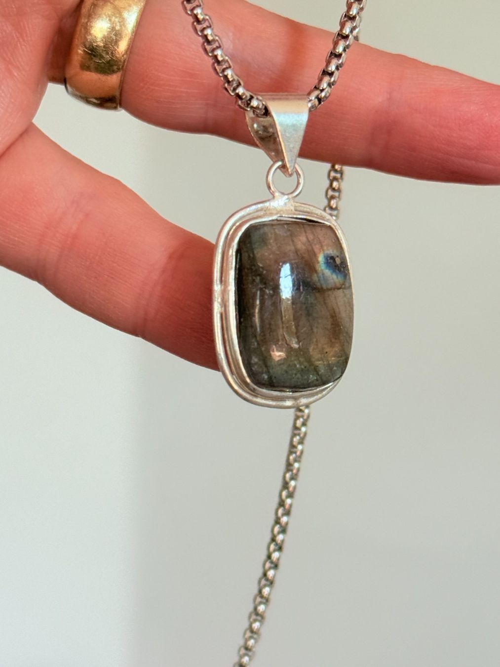Catenine: Collier Labradorite  - Élégant et unique – Nuovo e nell'imballaggio originale da Genève venduto da AGBERG 6