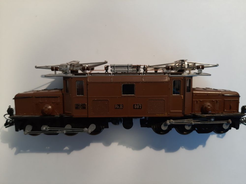 Bemo Modelleisenbahnen: Bemo 1255 137 RhB Ge 6/6 I 407 digitalisiert – Gebraucht aus Thun von Schwarzsee48 2