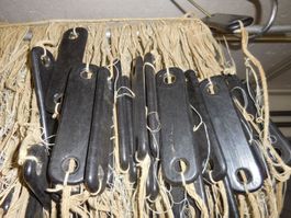 Antikes Fischereinetz Höhe 500cm-Rarität