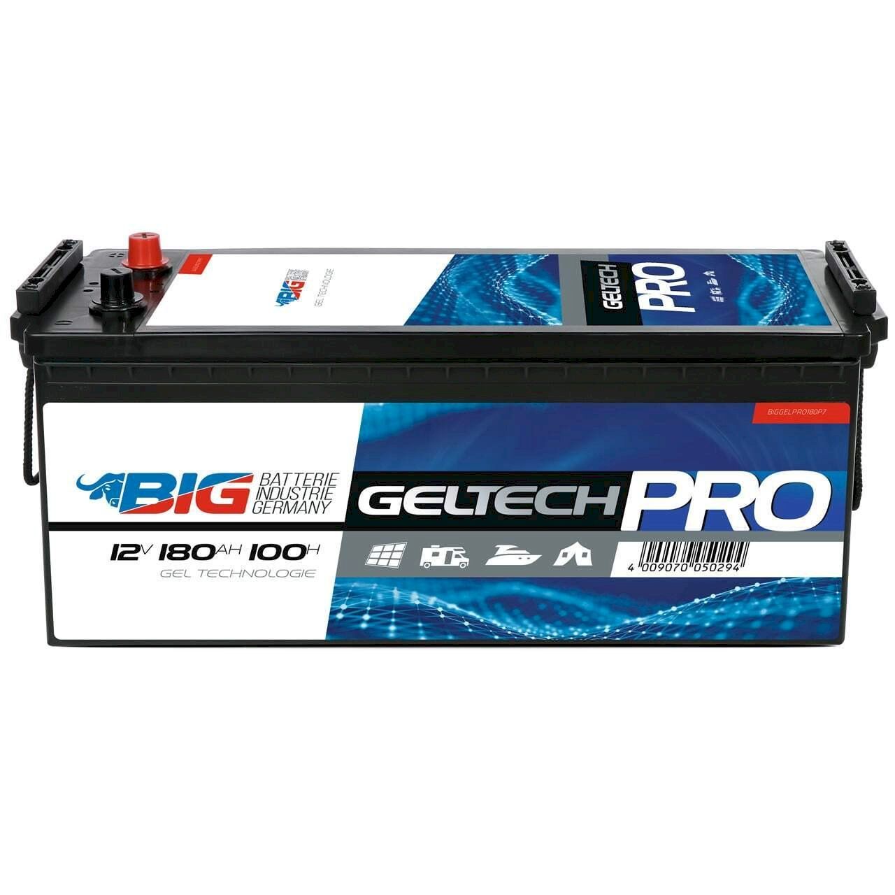 Batterie: BIG GELTECH PRO GEL 12V 180Ah – Nuovo e nell'imballaggio originale da Bottighofen venduto da zaap
