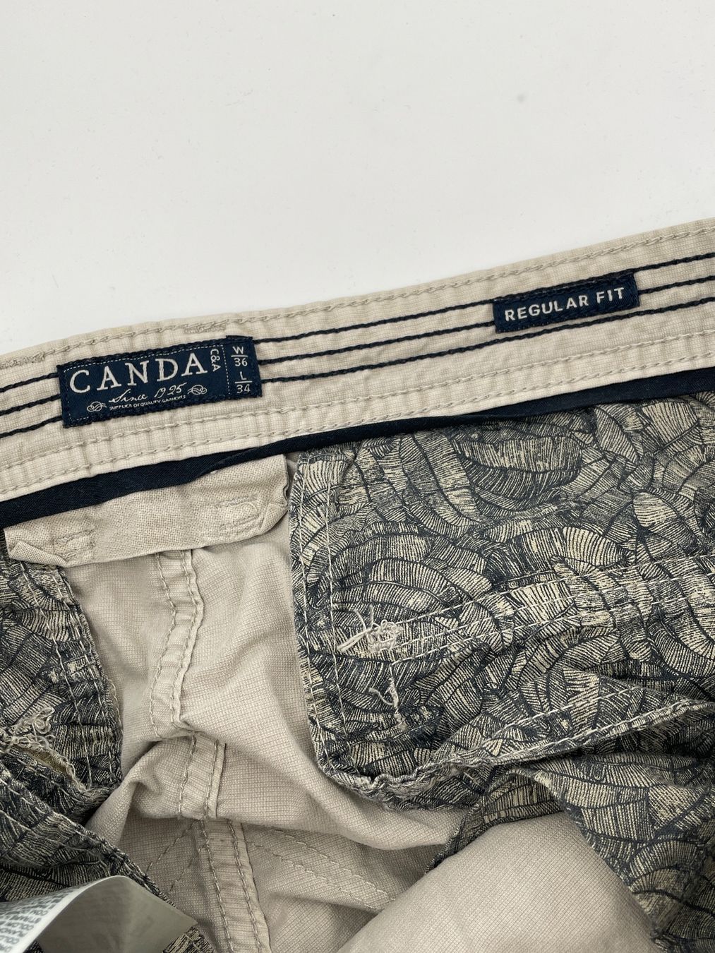 C&A Pantaloni: Herren Cargohose Gr. 36/34 Beige Canda C&A Regular Fit – Usato da Auenstein venduto da moin. 4