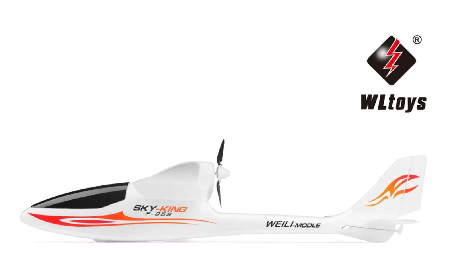 RC Modellbau: Segelflugzeug Sky King, Spw 750mm, RTF-Set mit Gyro – Neu und originalverpackt aus Oberrüti von Veba-Trade 1
