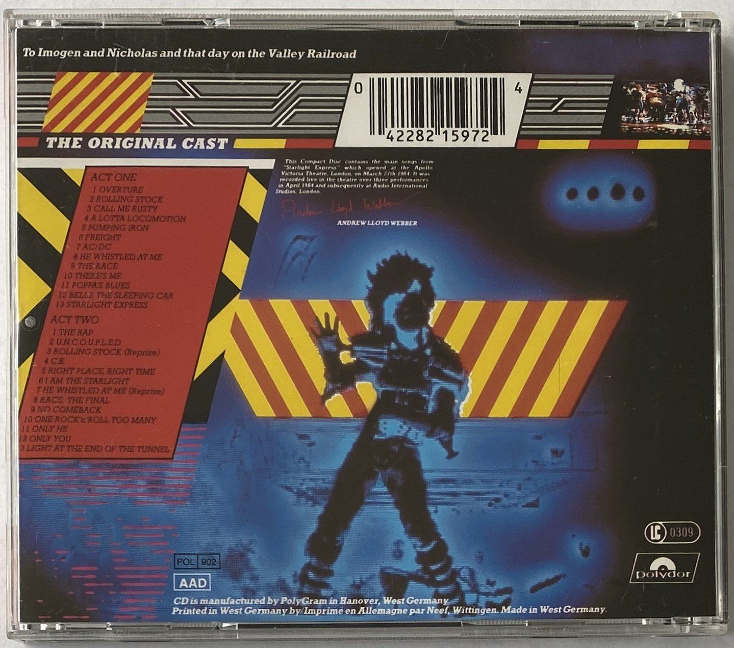 CD: Andrew Lloyd Webber, Starlight Express – Usato da Flums venduto da Asquillo 1