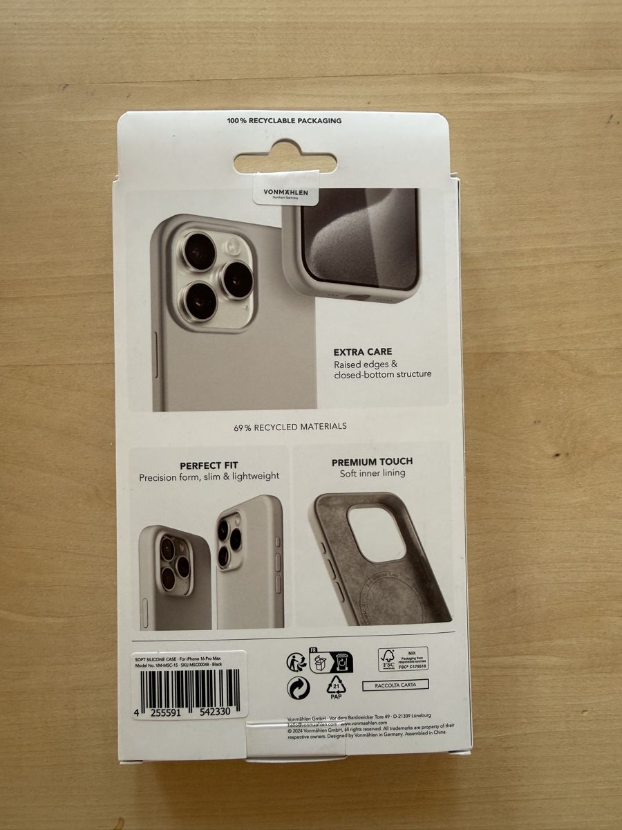 Cover & Protezioni schermo: Hülle Case iPhone 16 Pro Max – Nuovo e nell'imballaggio originale da Pfyn venduto da jkphotoarchi 1