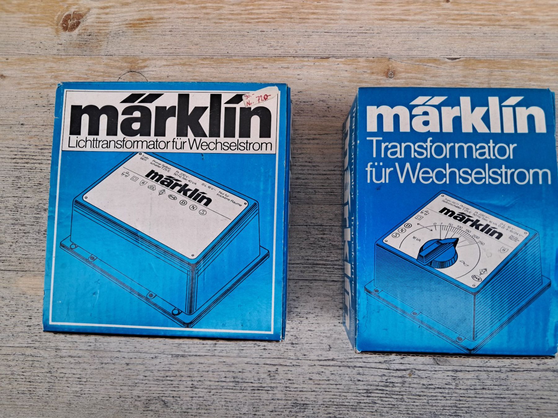 Märklin Batterie, Caricabatterie & Alimentatori: Zwei Märklin Trafo – Usato da Tübach venduto da car_rcb9 2