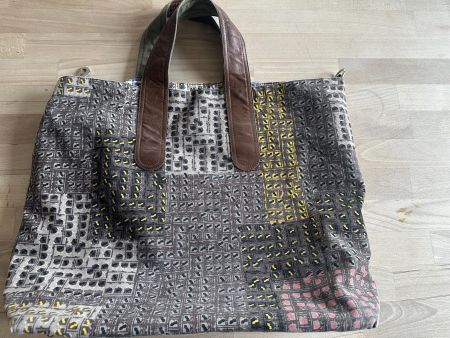 Schöne, grosse, handgemachte Tasche aus Südafrika