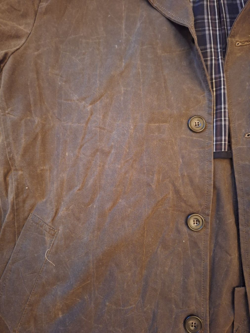 Mäntel: Trench ciré type Barbour brun L – Gebraucht aus Carouge GE von lor_m8jm 3
