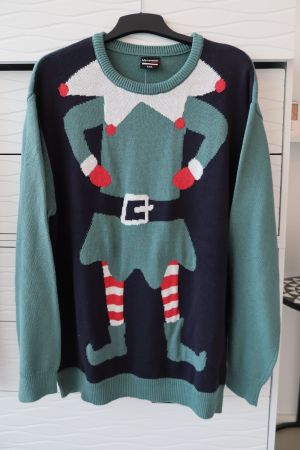 Weihnachts-Herrenpullover Grösse XXL mit 50% Baumwolle - NEU