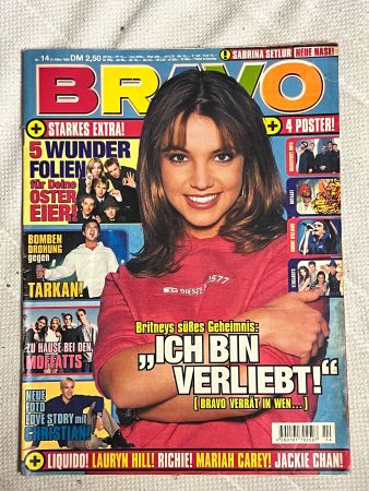 BRAVO original 4 Ausgaben (c) "BRITNEY SPEARS"   ❣️