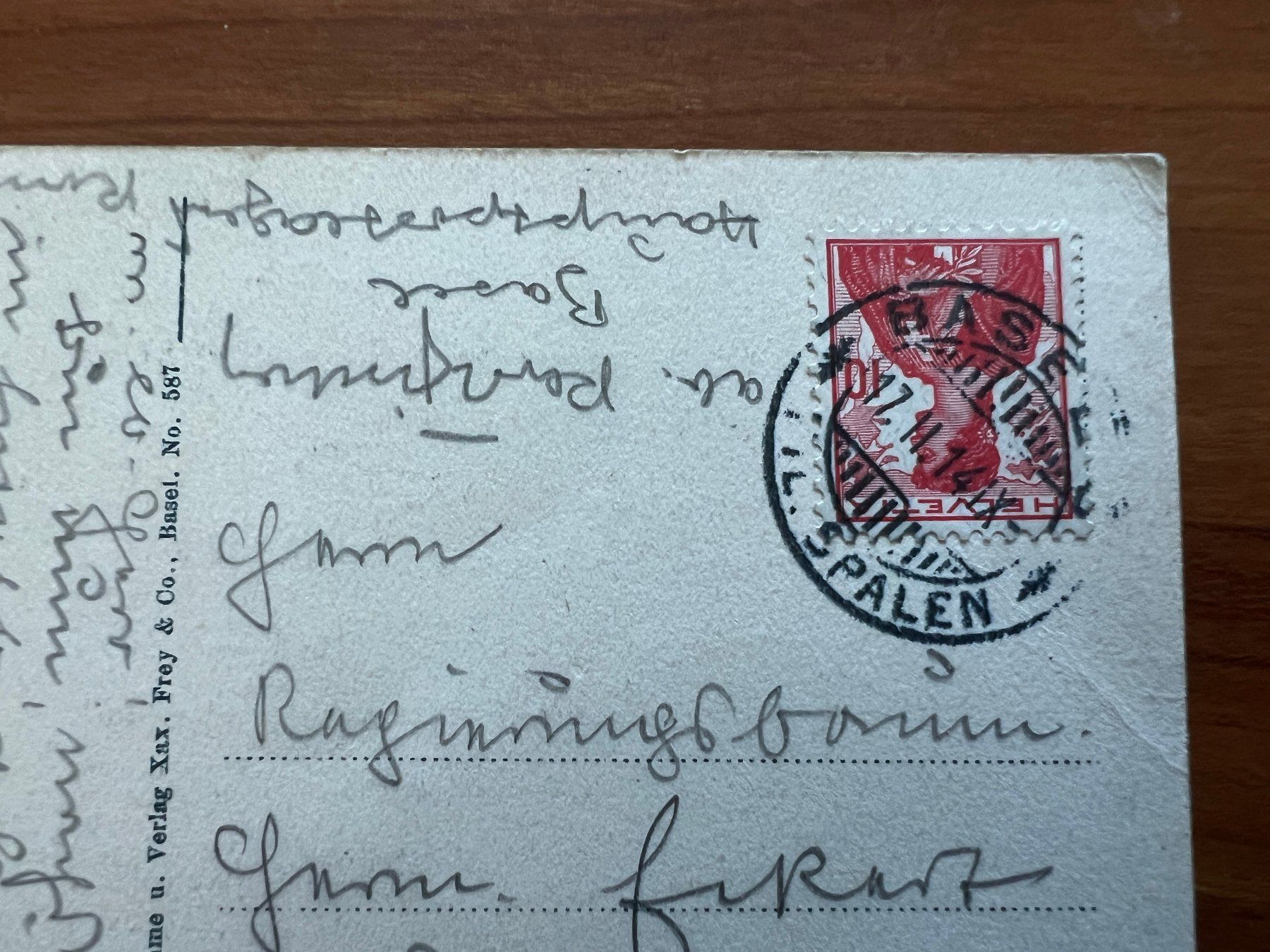 Cartes postales: AK  1914  Badischer Bahnhof Basel   (G1998) – D'occasion à Hinwil par Sidi4 1