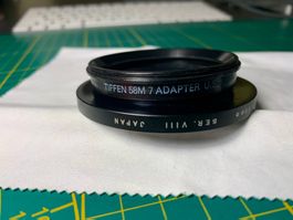 Tiffen 58 M 7 Screw-In Lens Adapter + 55mm SER. VIII.VINTAGE