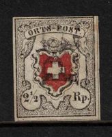 ORTS-POST mit KE, 13I mit verschobenem Rotdruck